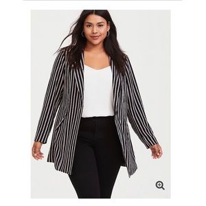 Torrid Pinstripe Blazer
